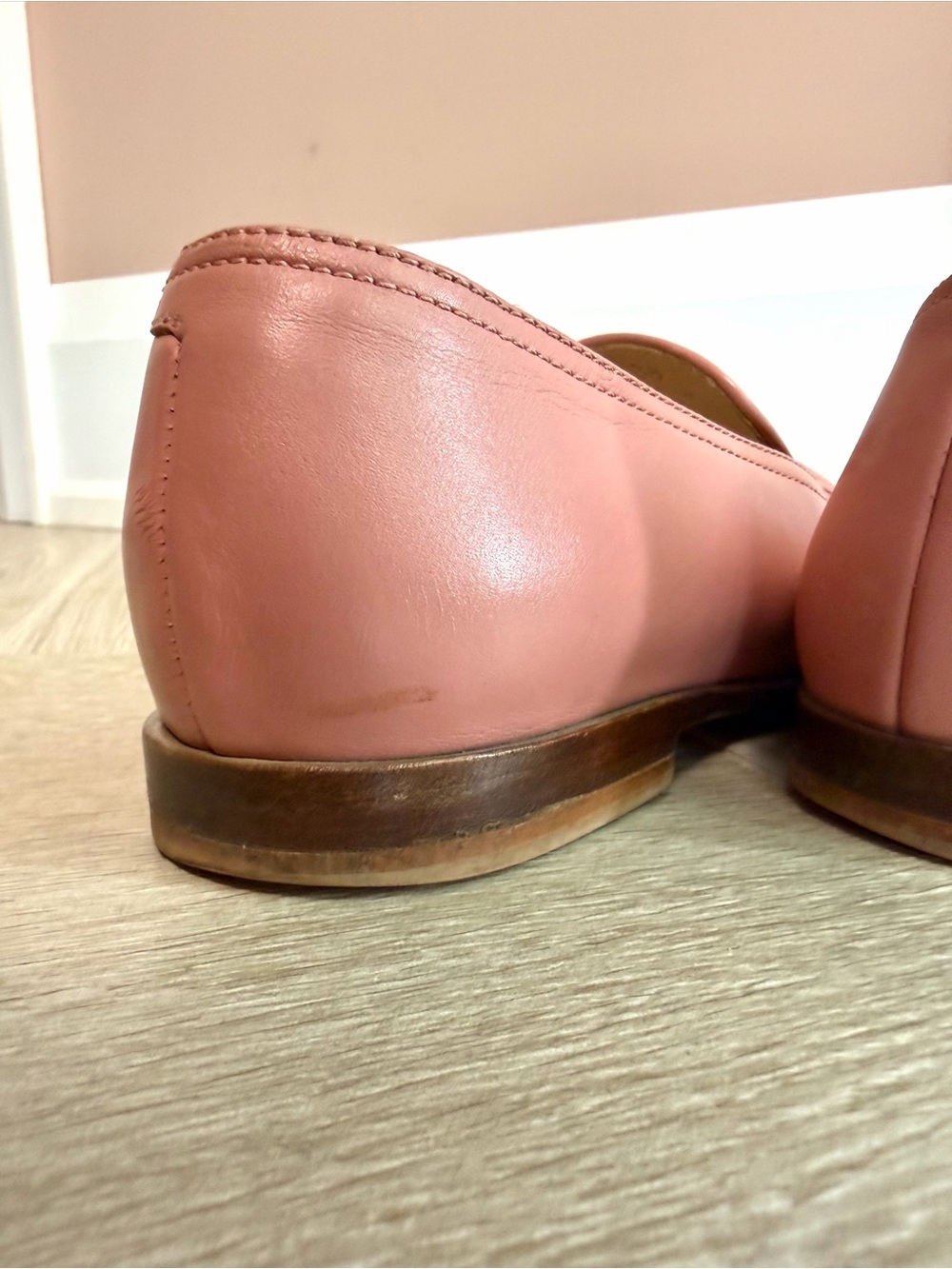 Tod’s Pink Leather Tassel Loafers Size 38 Made in Italy Luxury Flats - Picture 14 of 14